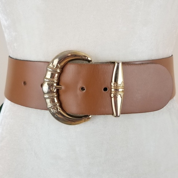 Vintage Accessories - VTG 80's Calderon Leather Belt